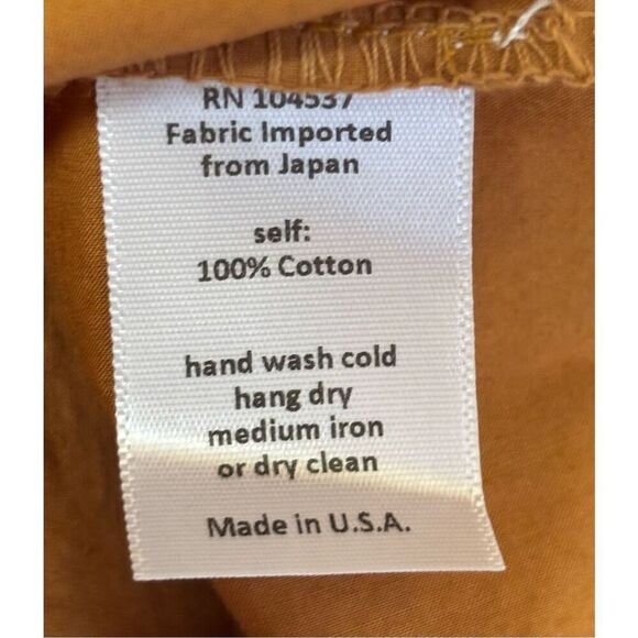 Burning Torch ALEXANDRIA UTILITARIAN DRESS in AMBER NWT Size XS - Picture 13 of 13